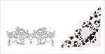 藏式家俱图案 手绘线描图