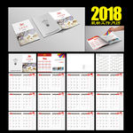 2018年 工作月历