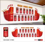 党的历程文化墙