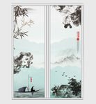 中国风水墨风格移门
