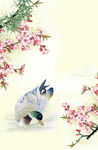 中国风工笔花鸟画