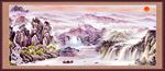 国画山水图