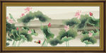 国画荷花