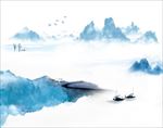 新中式抽象山水