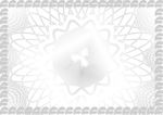 银花叶子 特约证书纹