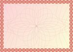 橘红花样 证书底纹