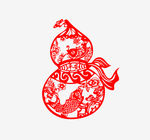 平安葫芦 剪纸