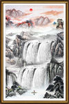 玄关山水画