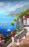地中海油画