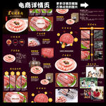 羊肉卷淘宝详情页