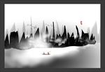 水墨山水画