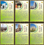 世界名校 校园文化 高中展板