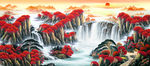 鸿运当头 风水画