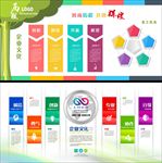 企业风采公司文化墙形象背景墙