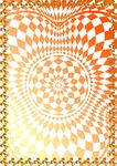 橙红果子 农业证书纹
