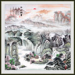 新中式山水画