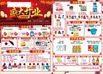 新年开业促销活动海报