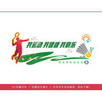 羽毛球馆文化墙