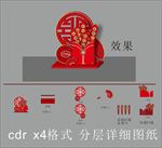 春节美陈专柜摆台陈列 dp点