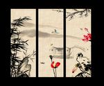 国画荷花