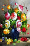 花卉油画