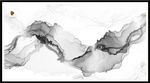 抽象水墨禅意画 水墨山水
