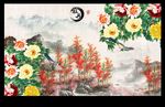 国画牡丹
