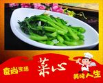 白灼菜心 青菜 白灼广东菜心