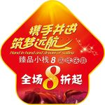 地面引导地贴