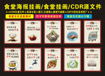 学校食堂文化节挂画设计