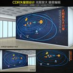 九大行星文化墙