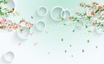 3D梦幻桃花图