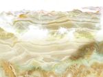 大理石纹理山水画电视背景墙