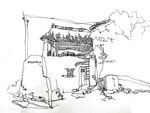 速写景观建筑