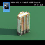 花园洋园 欧式洋房 高层建筑