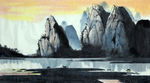 水墨山水风景画