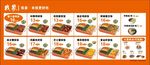 套餐饭展板