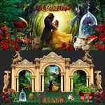 美女与野兽婚礼舞台