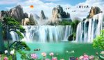 瀑布图片