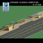 公交车站