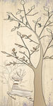 现代简约发财树福禄玄关
