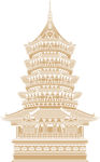 雷峰塔剪影