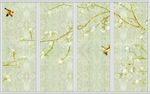 欧式玉石花鸟移门