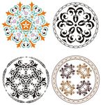 矢量花纹 图案