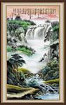 竖幅山水画