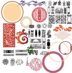 中式花纹边框