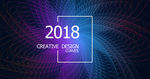 渐变线条2018科技