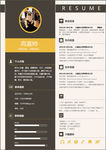 漂亮的个人简历模板设计