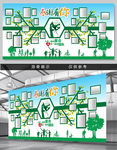 创意励志企业照片墙展板