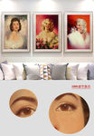 欧式复古油画美女装饰画